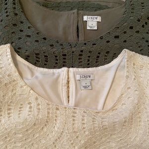 Jcrew lace tops